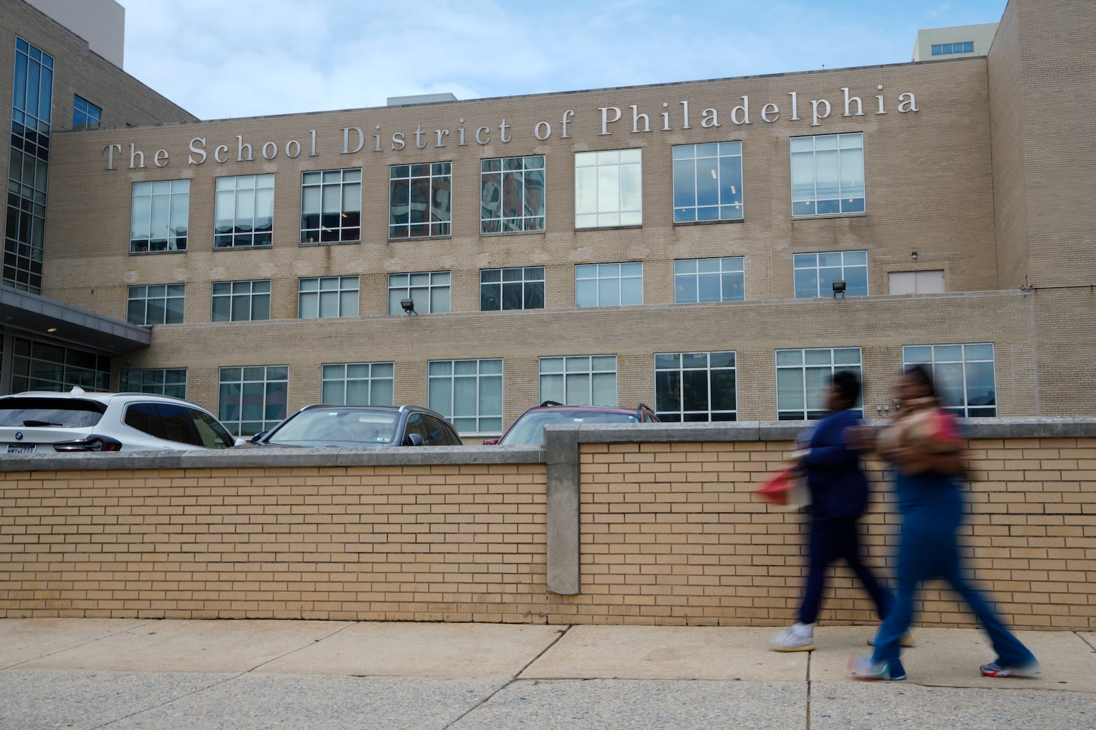 FILE - The School District of Philadelphia headquarters are shown in Philadelphia, Tuesday, July 23, 2024. (AP Photo/Matt Rourke, File)