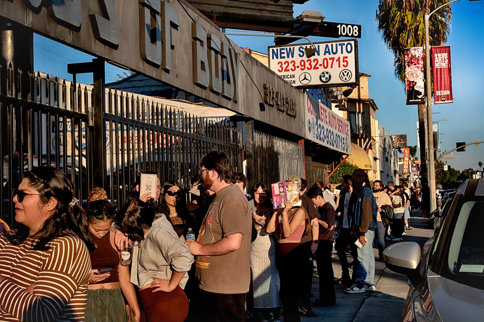 Anora movie fans line up down the block at a merchandise Pop-Up event for the movie Anora on Saturday, Nov. 9, 2024 in Los Angeles. (AP Photo/Richard Vogel)