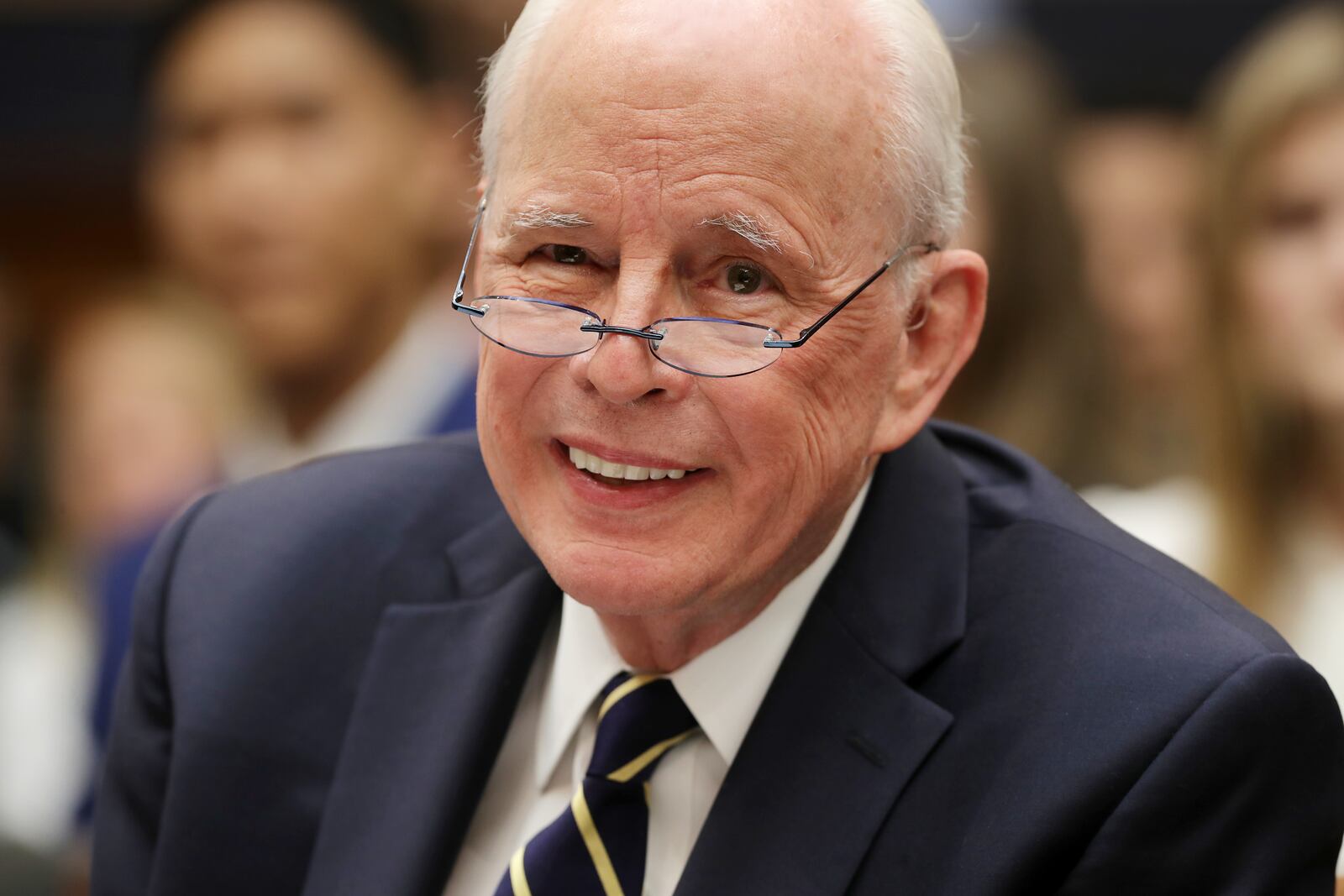 WASHINGTON, DC - JUNE 10: Former Chief White House Counsel John Dean testifies about the Mueller Report before the House Judiciary Committee in the Rayburn House Office Building on Capitol Hill June 10, 2019 in Washington, DC. Dean, who went to prison for his role in the Watergate burglaries and subsequent cover-up, became a key witness for the investigation and ultimate resignation of President Richard Nixon in 1974. (Photo by Chip Somodevilla/Getty Images)