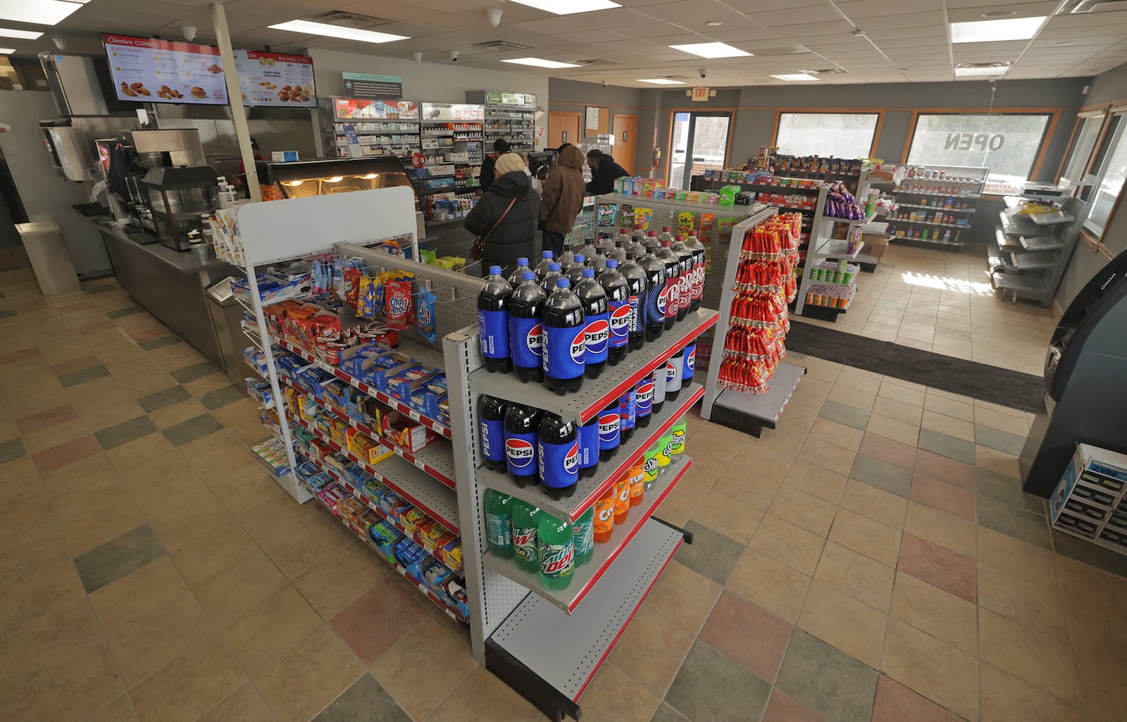 The new Marathon gas station and Chester's Chicken location in North Hampton Wednesday, Jan. 22, 2025. BILL LACKEY/STAFF