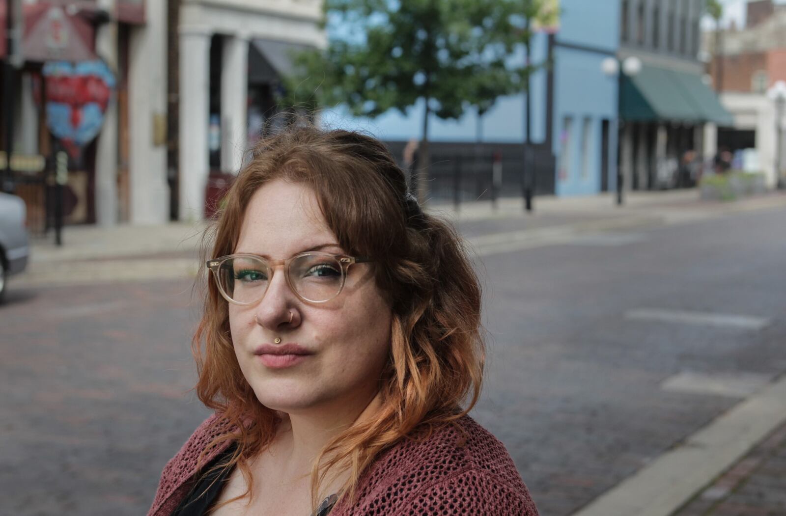 Blind Bob's bartender, Alayna Young was shot during the mass shooting in the Oregon District last year. Young was denied state aid meant for crime victims.