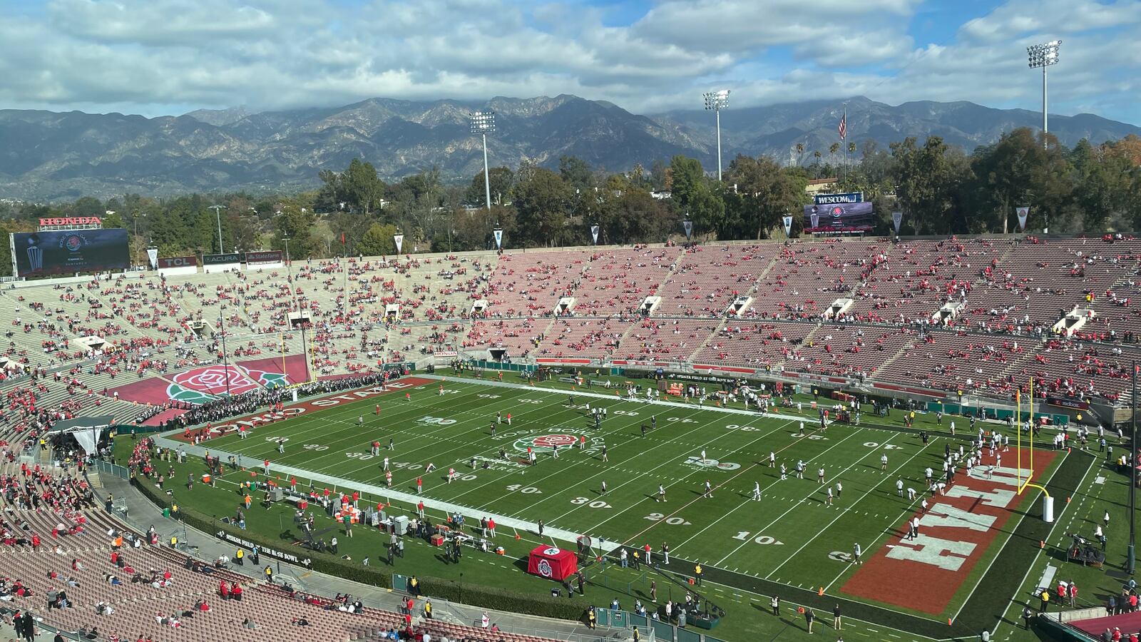 Ohio State-Utah Rose Bowl pregame photos Jan. 1, 2022, at the Rose Bowl Stadium in Pasadena, Calif.