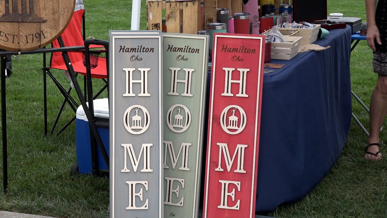 Pictured are scenes from the 2021 Hamilpalooza, a business festival that features vendors, food trucks and live music, that is held annually at Marcum Park. This year they'll have a biergarten. PROVIDED/TVHamilton