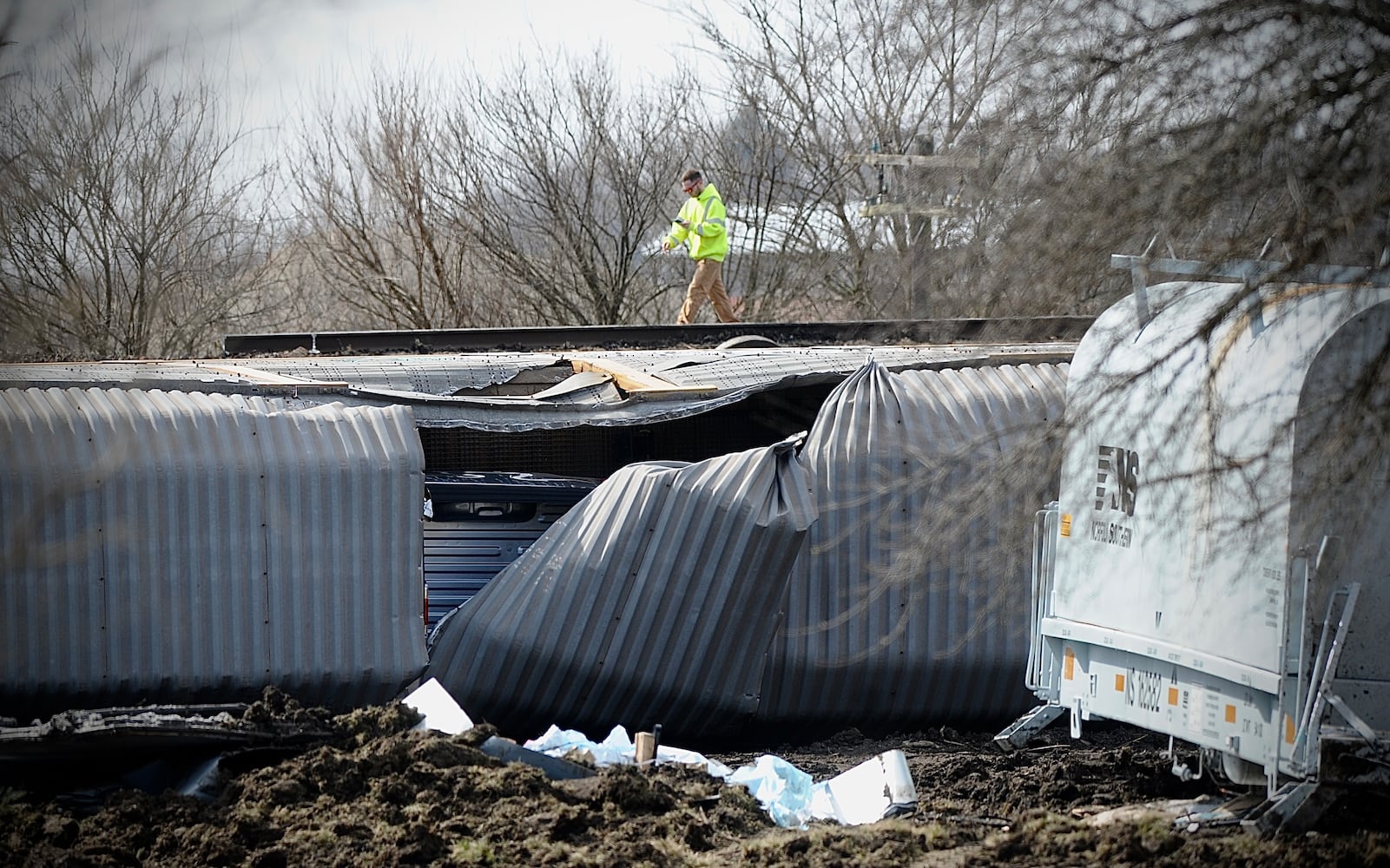 Cleanup, train, derailment, Clark County county