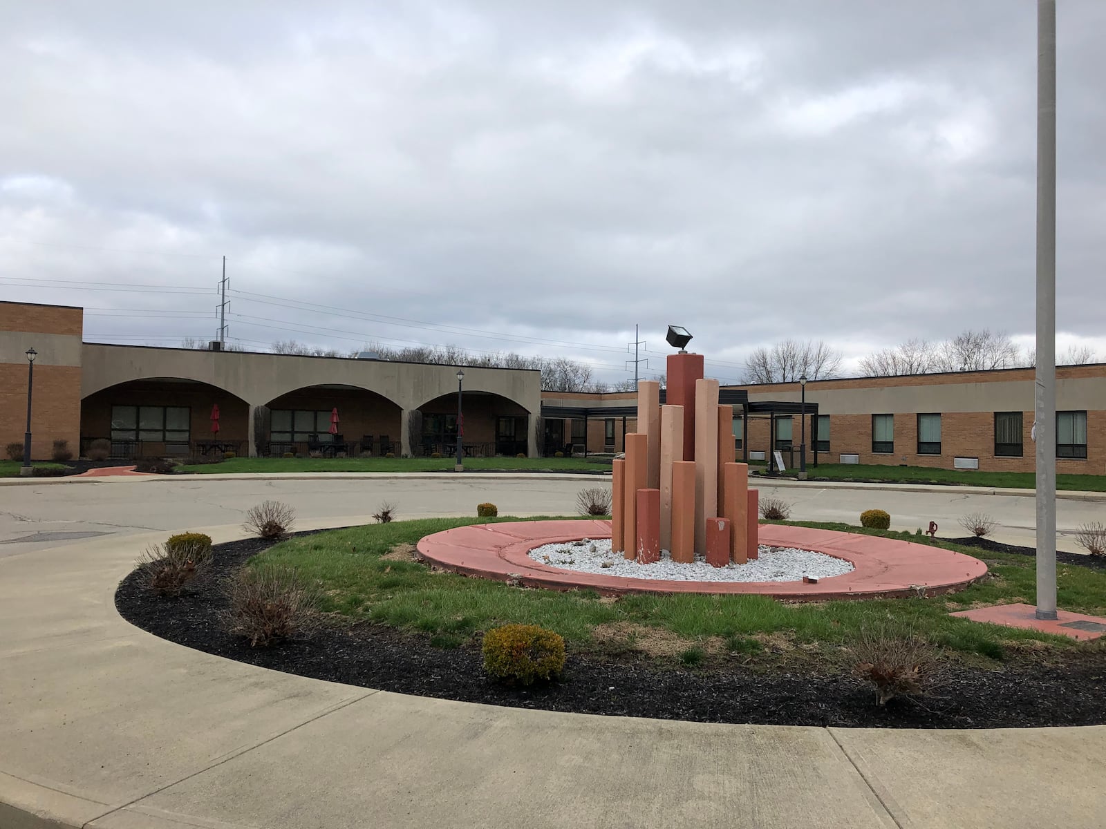 Koester Pavilion, a skilled nursing facility in Troy, Ohio where residents, staff and visitors have symptoms of COVID-19 and some are hospitalized. STAFF PHOTO