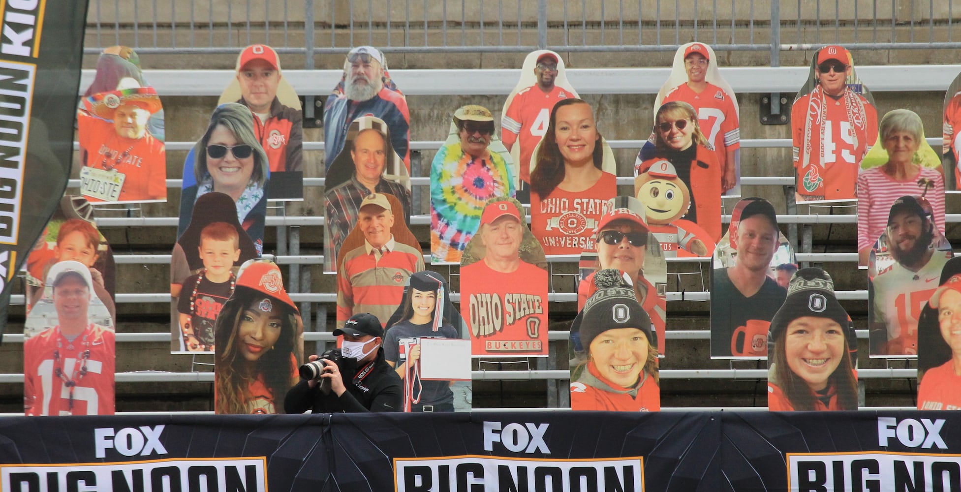 Photos: Ohio State fan cutouts at Ohio Stadium