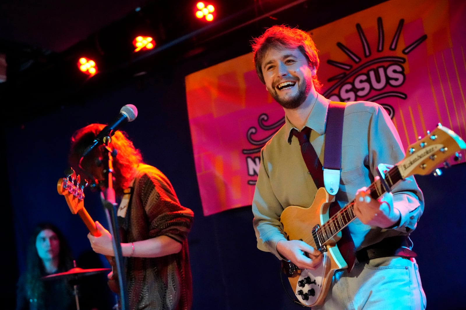 The band Mellt perform during The New Colossus Festival on Friday, March 7, 2025, in New York. (Photo by Charles Sykes/Invision/AP)