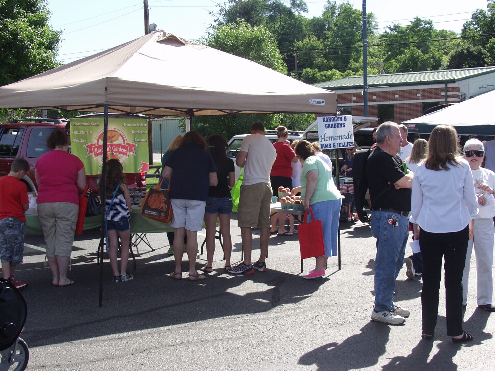 The Downtown Franklin Farmers Market will open for its seventh season on Saturday. The weekly farmers market features local vendors and runs from 9 a.m. to 1 p.m. every Saturday through Sept. 14 at the Franklin City Building parking lot, 1 Benjamin Franklin Way. CONTRIBUTED FILE PHOTO