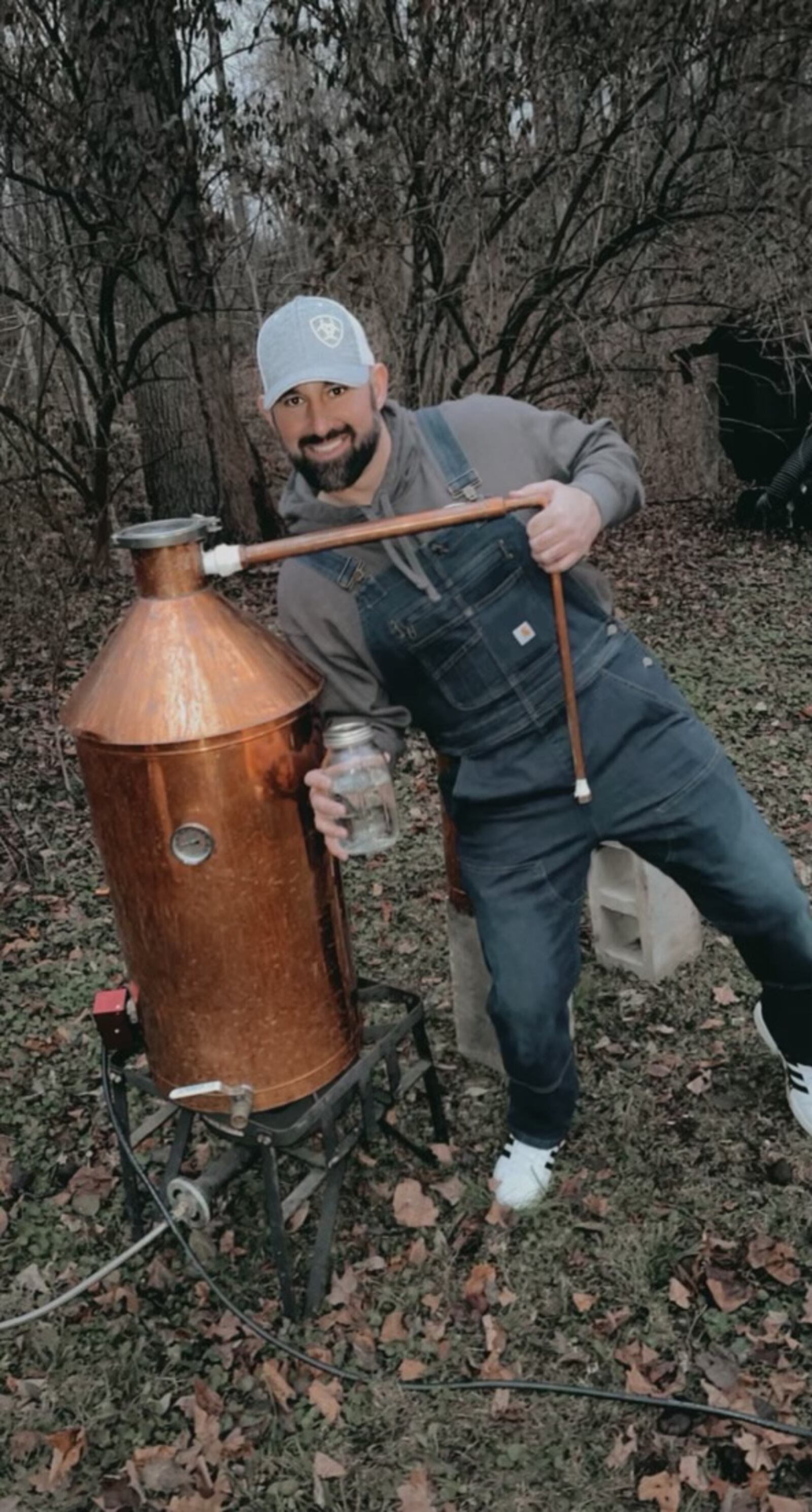 Springfield resident Matt Brown competed on season four of Discovery’s “Moonshiners: Master Distiller” and went head-to-head with fellow combat veterans. CONTRIBUTED PHOTO