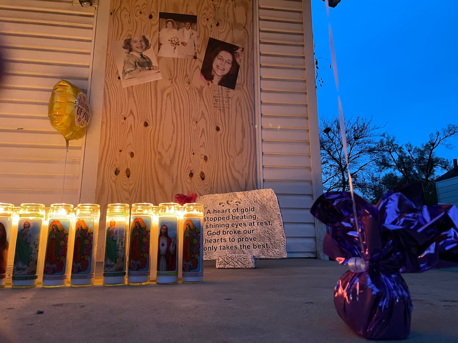 A candlelight vigil was held on Monday in memory of a Springfield woman who was found dead in a duplex on North Douglas Avenue last week.