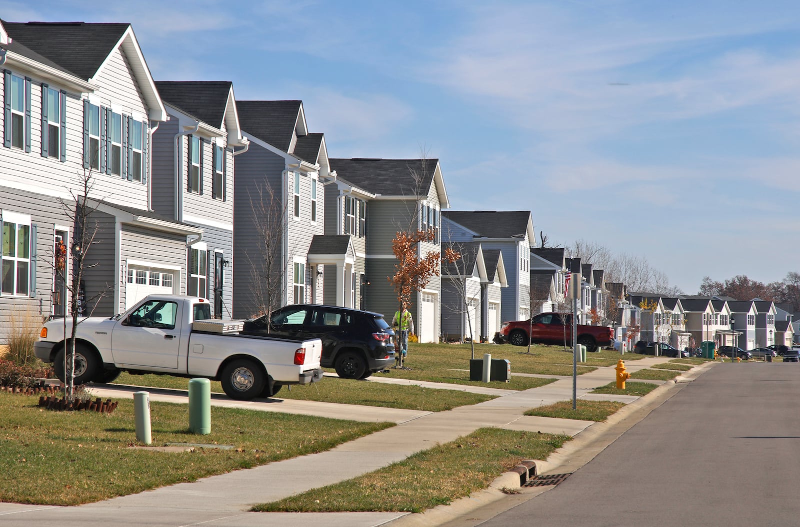 The Bridgewater housing development in Springfield Township Thursday, Nov. 16, 2023. BILL LACKEY/STAFF