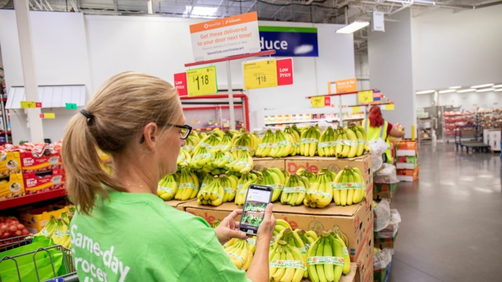 Sam's Club has added beer and wine to its same-day grocery-delivery service.