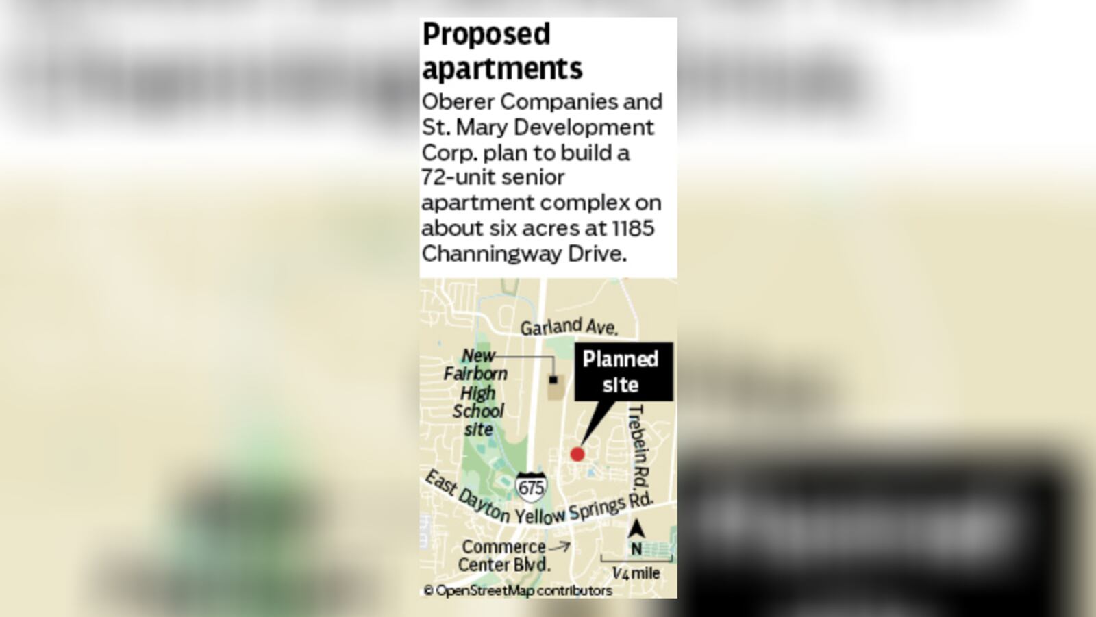 Fairborn City Council voted unanimously Monday night to accept a preliminary plan for a 72-unit apartment complex for seniors. STAFF