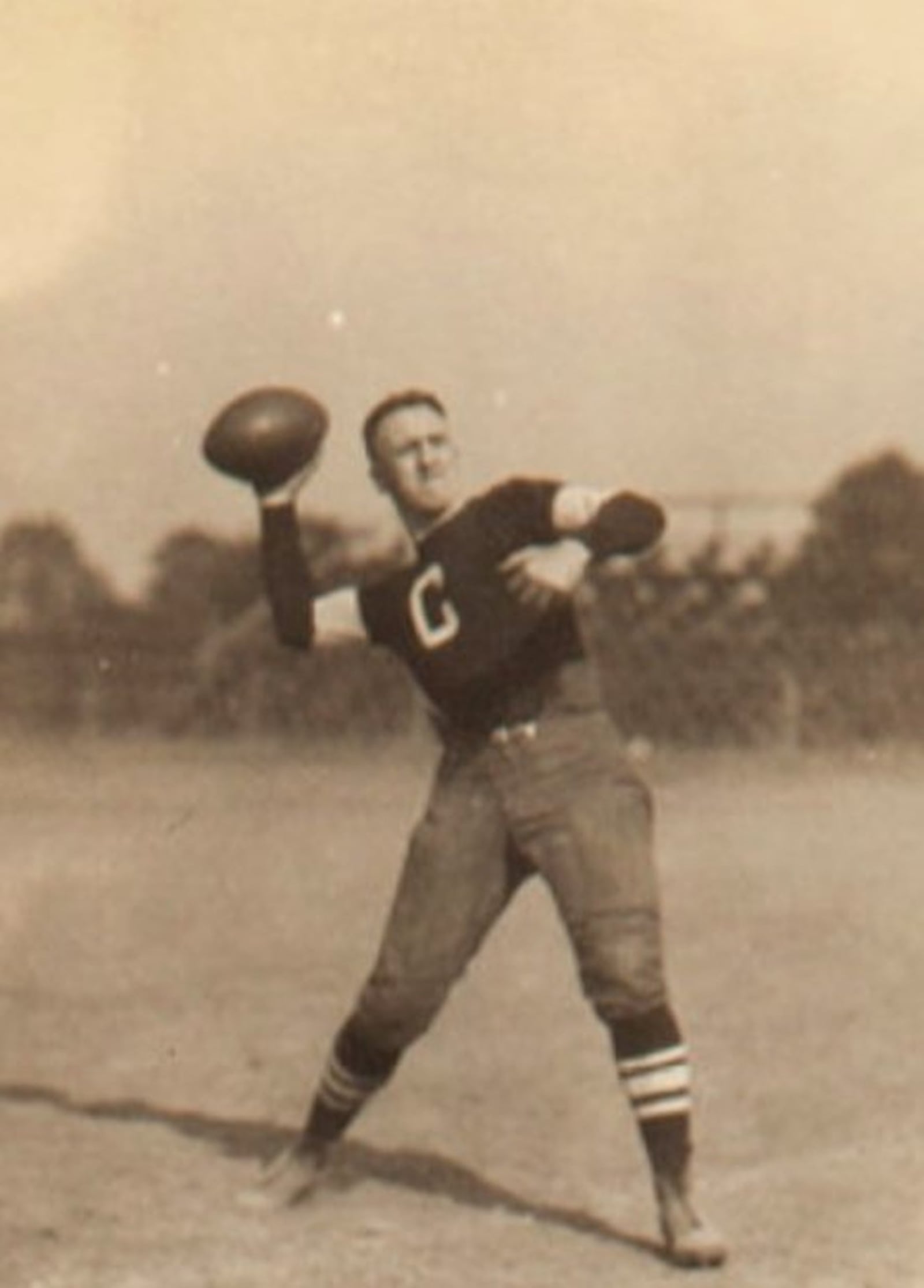 Norb Sacksteder was was the starting halfback and start of the NFL champion Canton Bulldogs in 1922. CONTRIBUTED