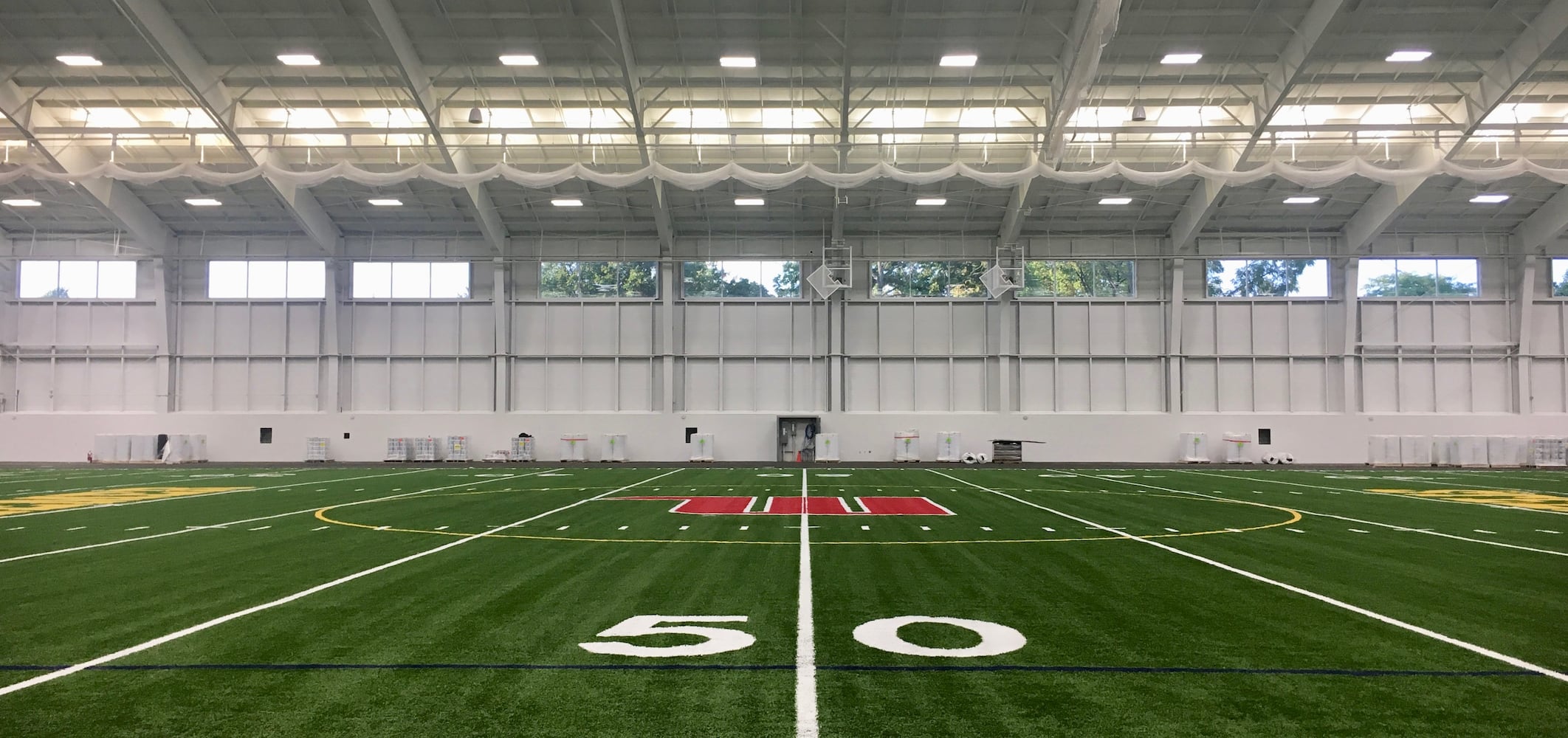 Photos: Wittenberg's indoor facility nears completion