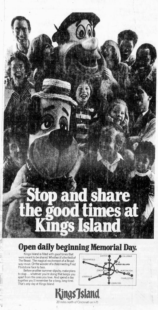 Kings Island vintage ads