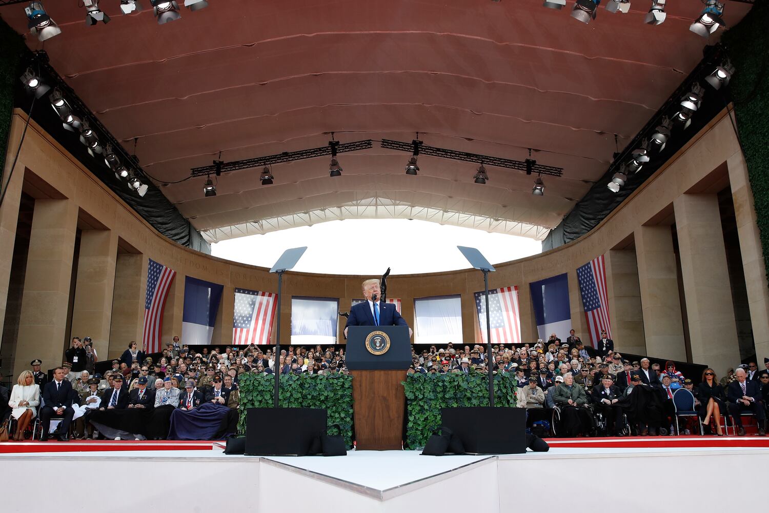 Photos: Trump, world leaders mark 75th anniversary of D-Day in Normandy