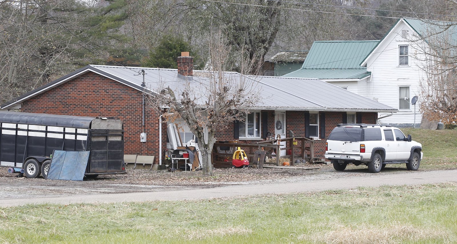 Home of George "Billy" Wagner III and his wife Angela Wagner in South Webster. Six members of the Wagner family were arrested in connection with the 2016 murder of Rhoden family members in Pike County. TY GREENLEES / STAFF