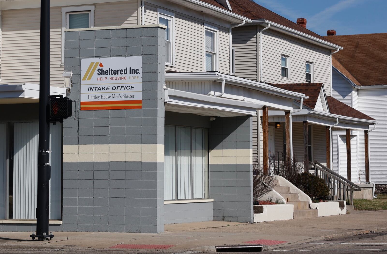 The Shelter Inc. intake office along West High Street in Springfield. BILL LACKEY/STAFF