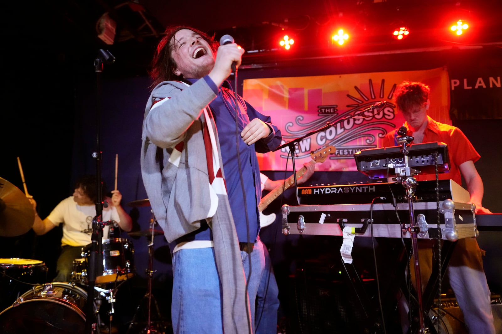 Willem Smit from the band Personal Trainer performs during The New Colossus Festival on Friday, March 7, 2025, in New York. (Photo by Charles Sykes/Invision/AP)