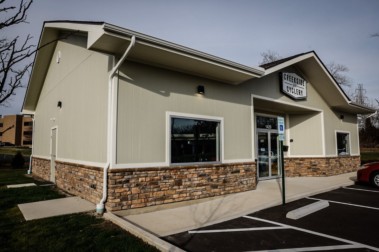 Creekside Cyclery is located on Grange Hall Road just south of the US 35 overpass. JIM NOELKER/STAFF