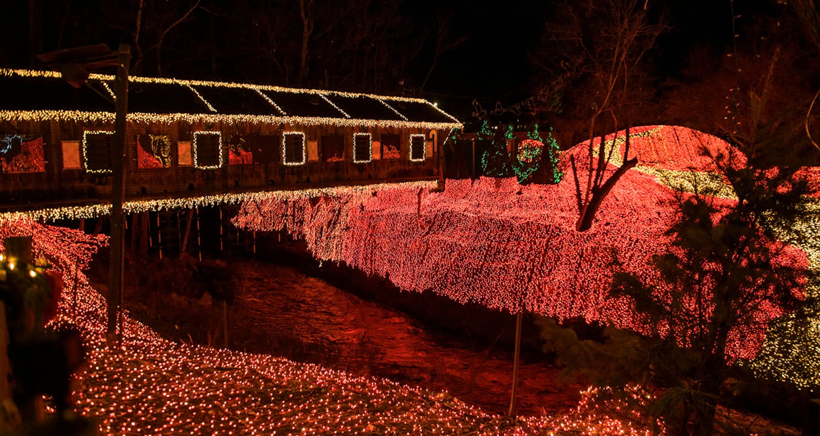 In 2018, Clifton Mill won the top prize of $50,000 on ABC’s “The Great Christmas Light Fight." CONTRIBUTED