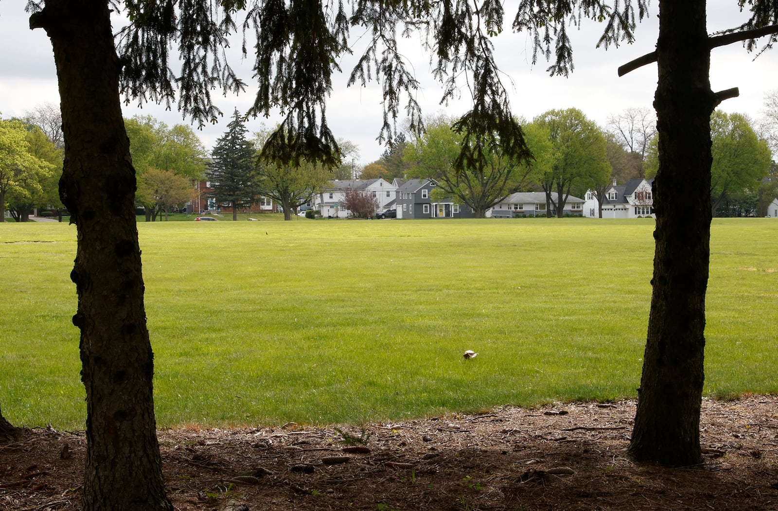 The site of the former Mercy Hospital where a future housing development will by located Wednesday, April 24, 2024. BILL LACKEY/STAFF