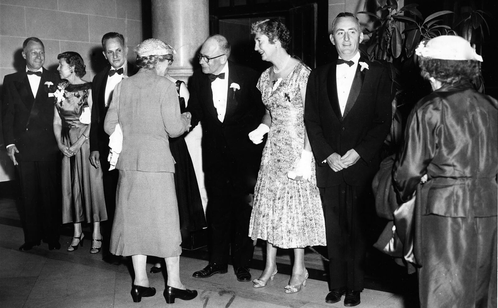 This photo is thought to have been taken at the first Art Ball in 1957. It was then known as the Holiday Ball. CONTRIBUTED