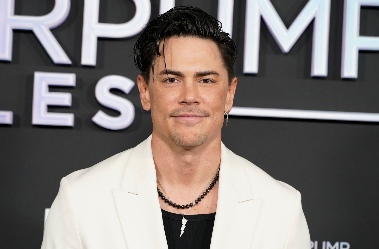 FILE - Tom Sandoval arrives at the season 11 premiere of "Vanderpump Rules," Wednesday, Jan. 17, 2024, at The Hollywood Palladium in Los Angeles. (Photo by Jordan Strauss/Invision/AP, File)