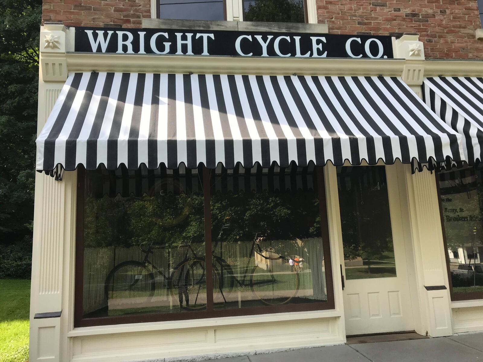 The Wright Cycle Co. building is one of the installments in what is now the Wright Brothers National Museum.