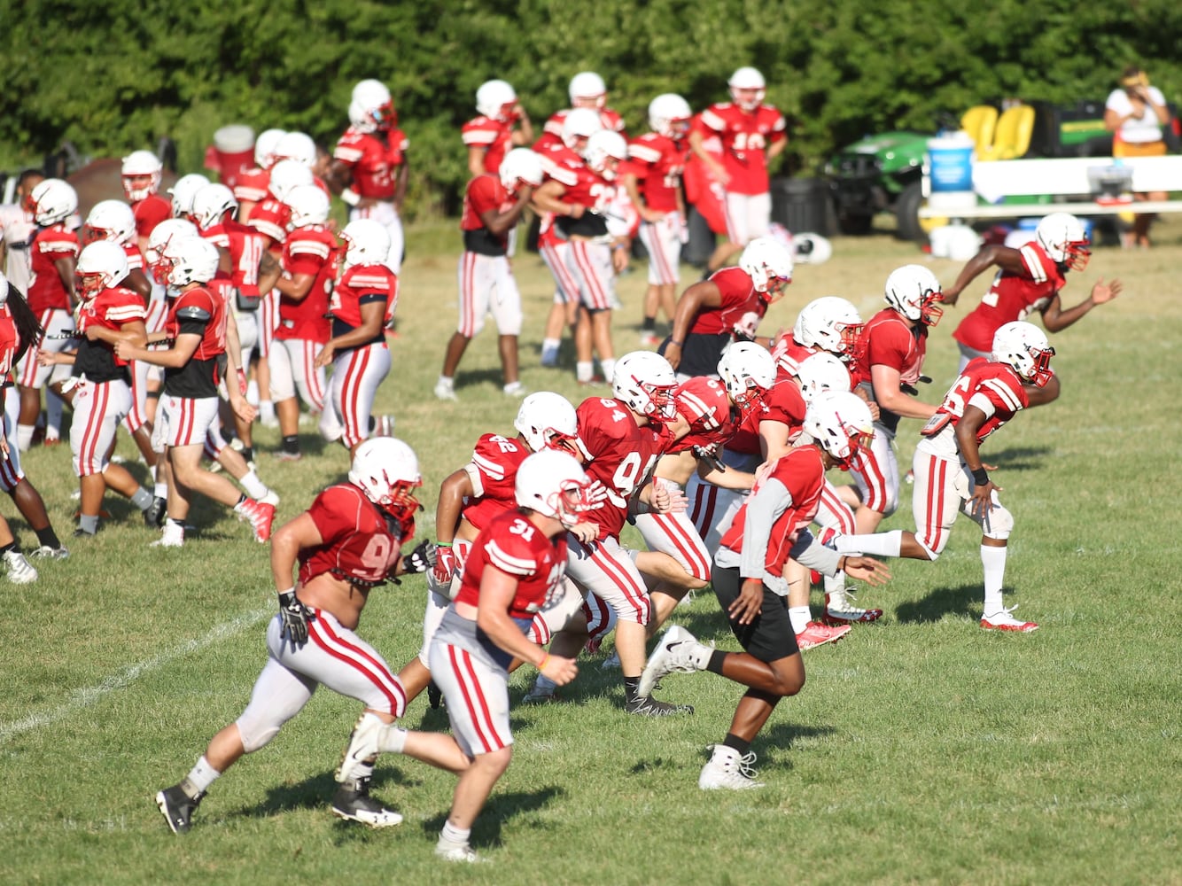 Photos: Wittenberg football preseason practice