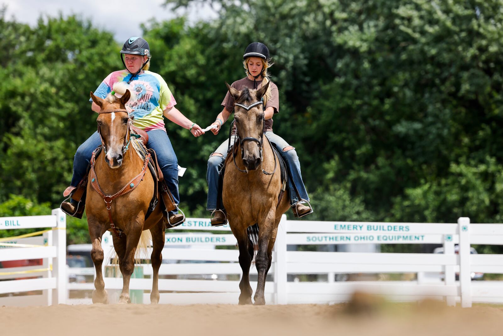 Ribbon race on fun day at the Butler County Fair Friday, July 29, 2022. NICK GRAHAM/STAFF