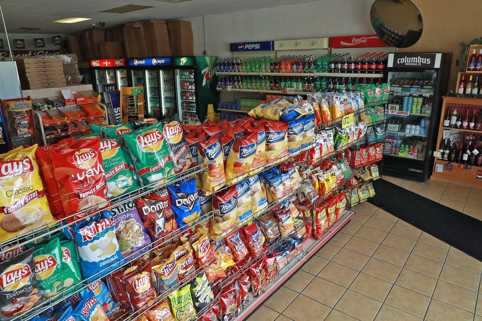 The Food Mart half of Short Stop with all the snacks you could want. BILL LACKEY/STAFF