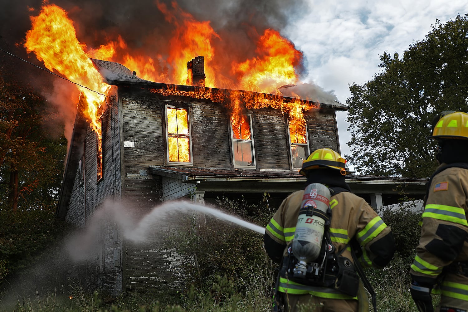 PHOTOS: Mechanicsburg Road Fire