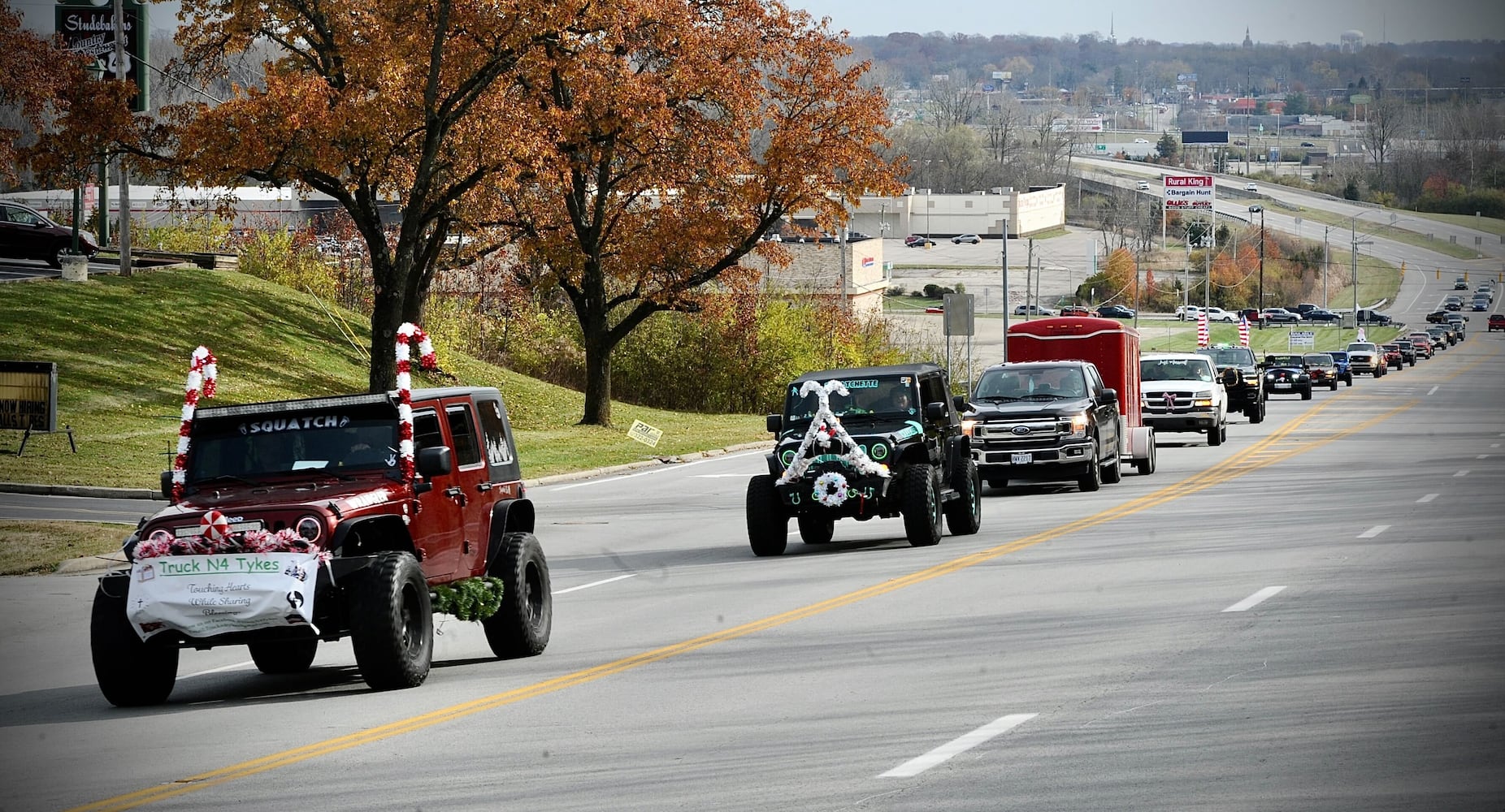 Over 75 Trucks and Jeeps took part in the 3rd annual Truck N4 Tykes