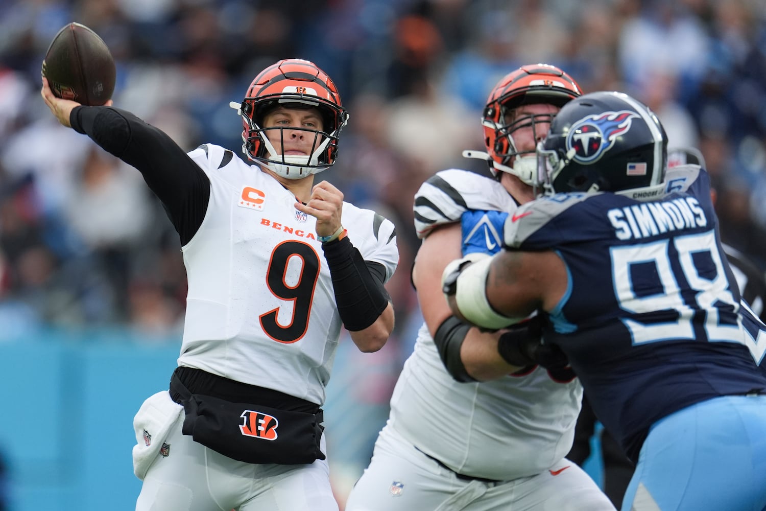 Bengals Titans Football