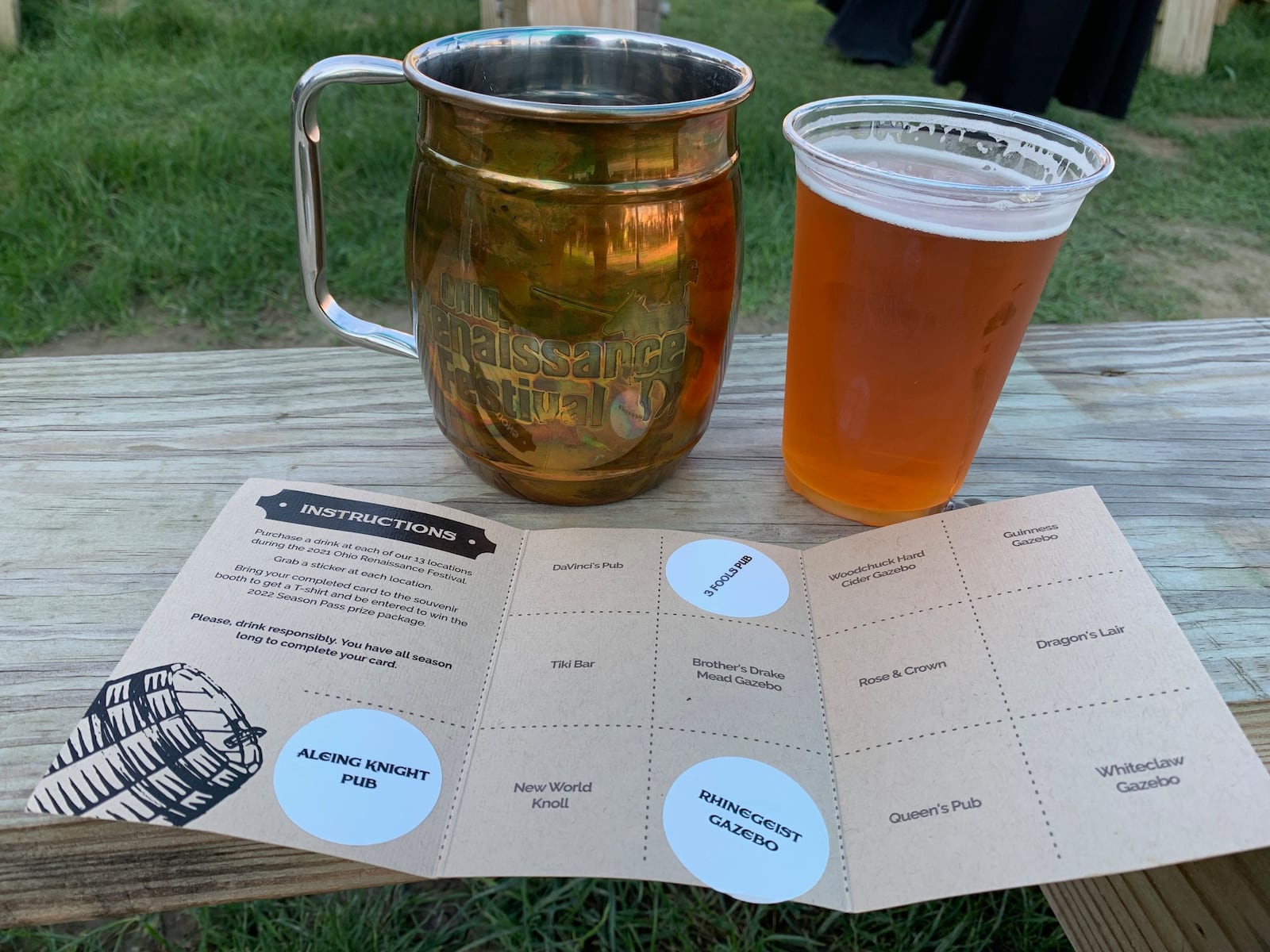 The Ohio Renaissance Festival has added a new Ale Trail passport this year