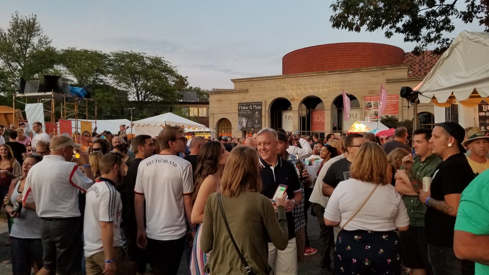 Oktoberfest will return to the grounds of the Dayton Art Institute this year. The three-day event — celebrating its 50th year — will be held Sept. 24-26. CONTRIBUTED PHOTO