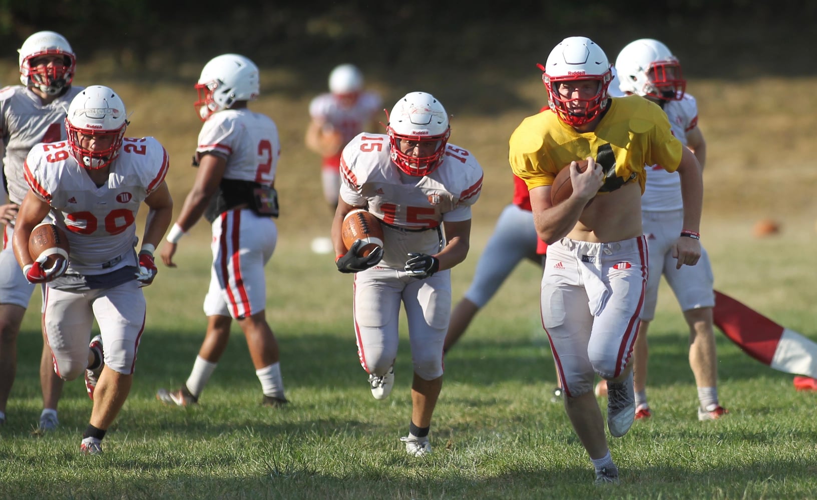 Photos: Wittenberg football preseason practice