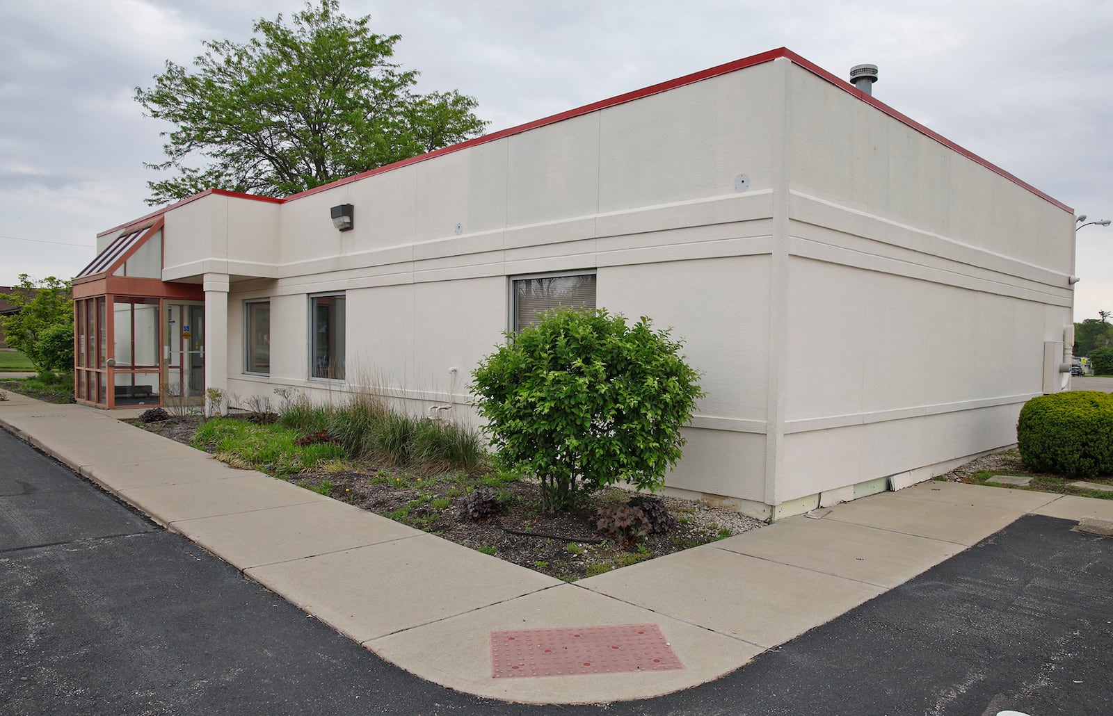 The Clark County Title Office in the former Key Bank building at the intersection of South Burnett Road and Lexington Avenue Friday, May 3, 2024. The title office will by moving from its current location in the Southern Village Shopping Center. BILL LACKEY/STAFF