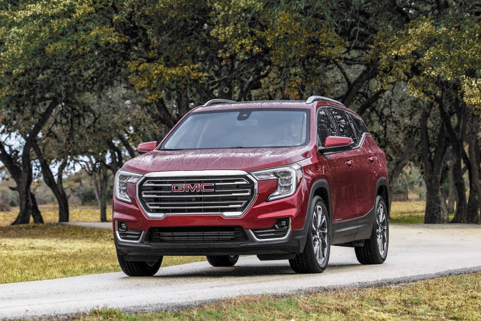 This photo provided by GMC shows the 2024 Terrain. Dealers could be looking to offload the last of their 2024 Terrains to make room for the redesigned 2025 Terrain. (Courtesy of General Motors via AP)