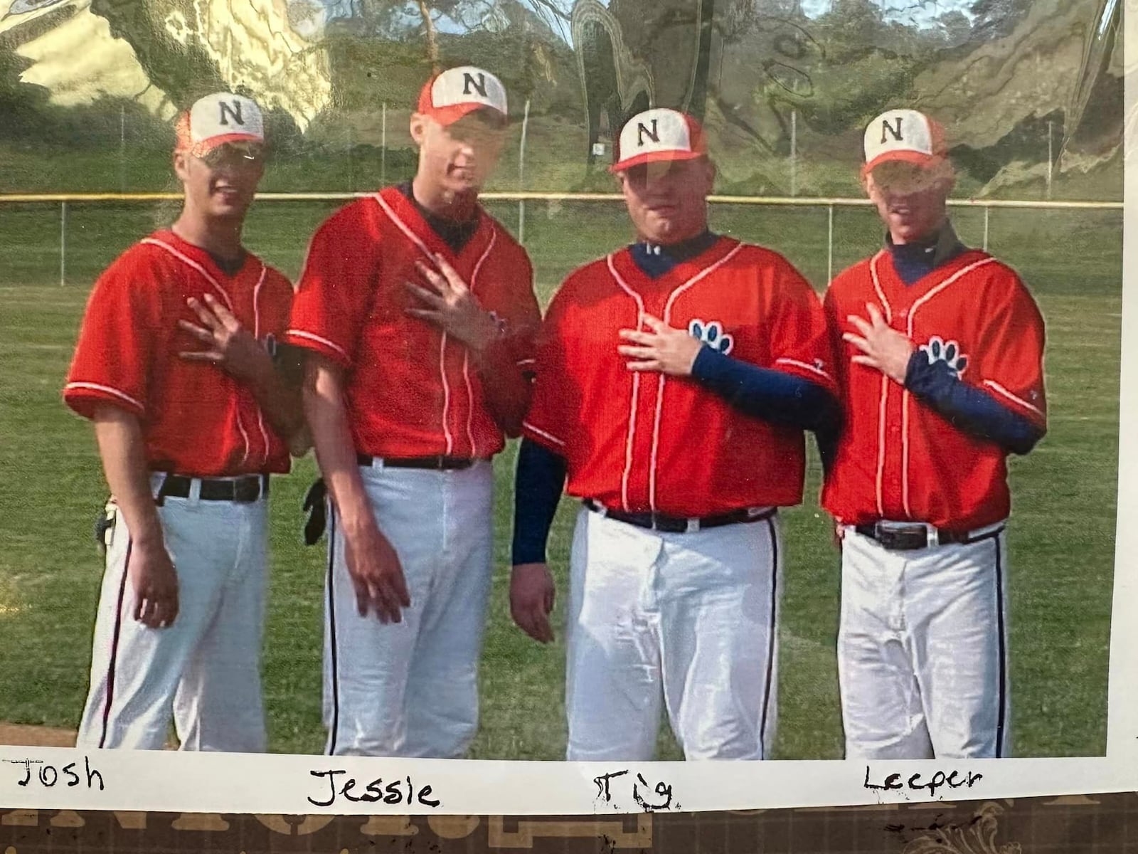 Mark Stoll coached the 4 horsemen, all seniors from the 2003 season (left to right): Josh Wagner, Jesse Buck, Tyler McClain (Stoll's nephew) and Steve Leep. Contributed