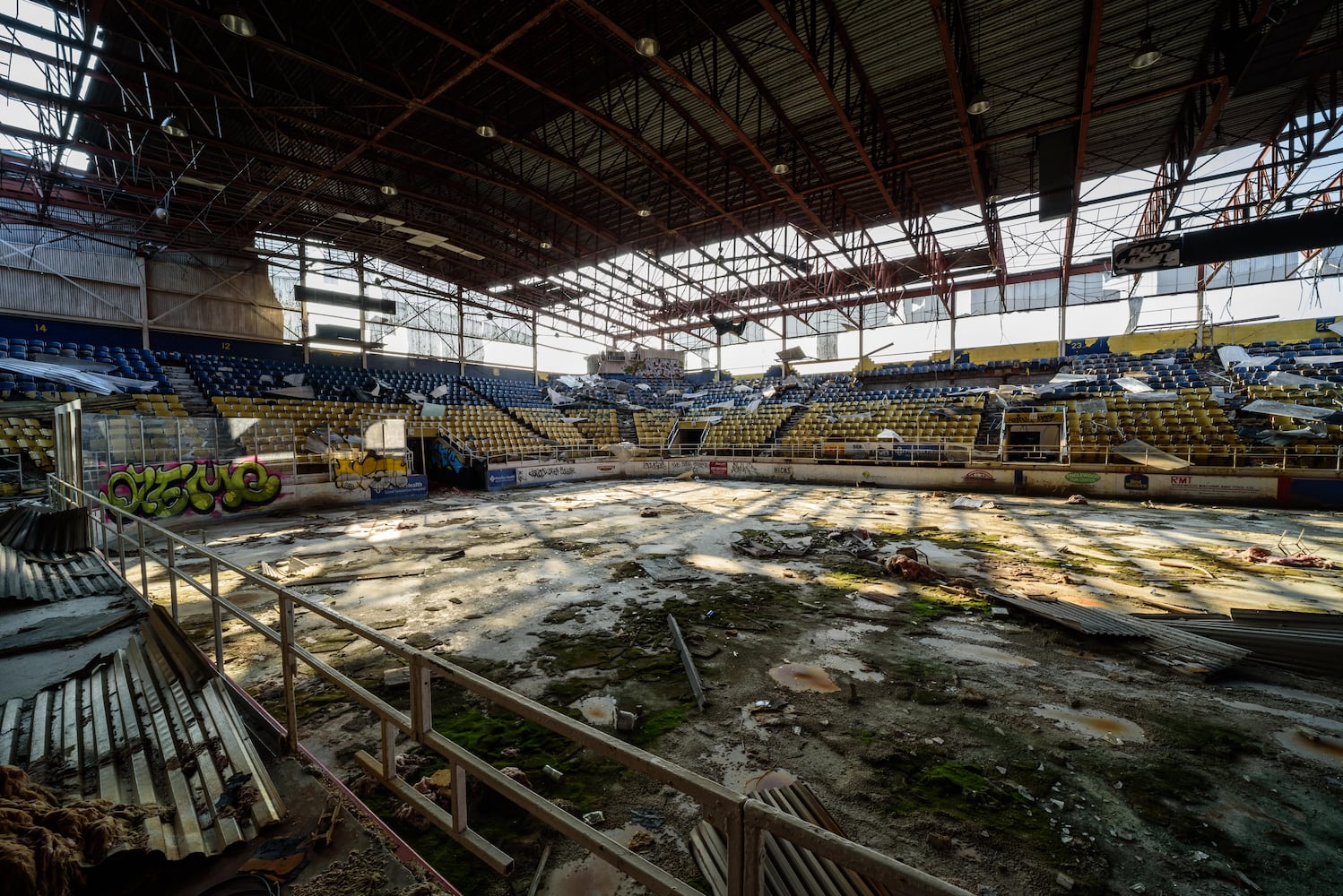 Last look inside Hara Arena