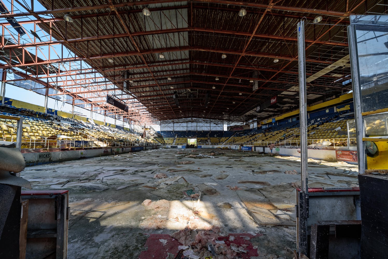 Last look inside Hara Arena