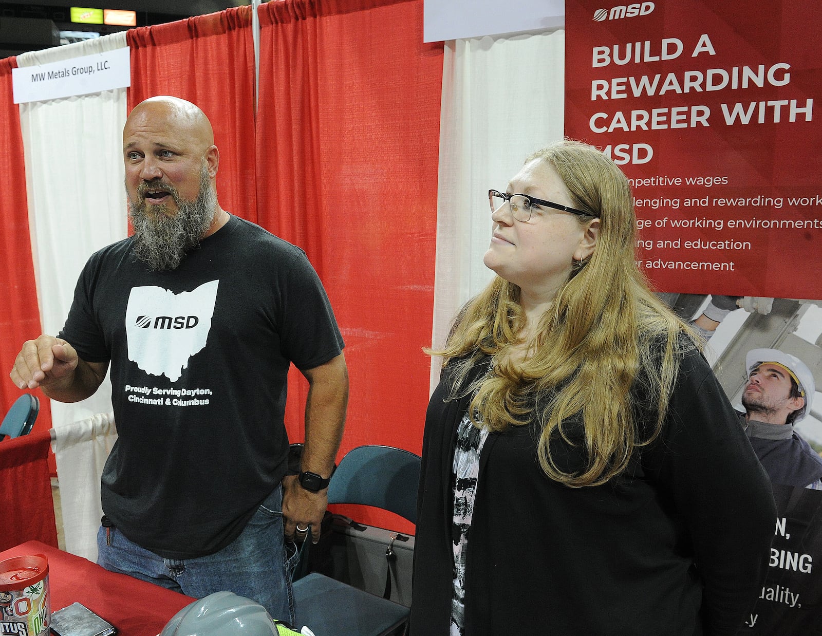 Summer Job Fair held at the Wright State University Nutter Center, Wednesday June 29, 2022. MARSHALL GORBY\STAFF