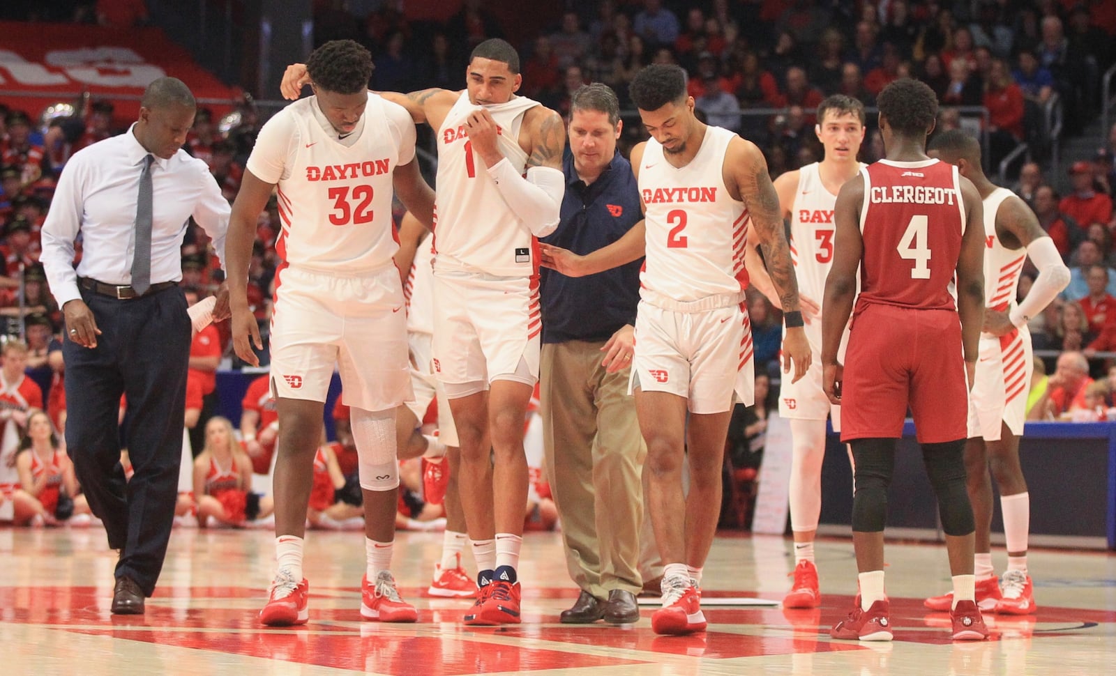 Dayton against Massachusetts on Saturday, Jan. 11, 2020, at UD Arena.