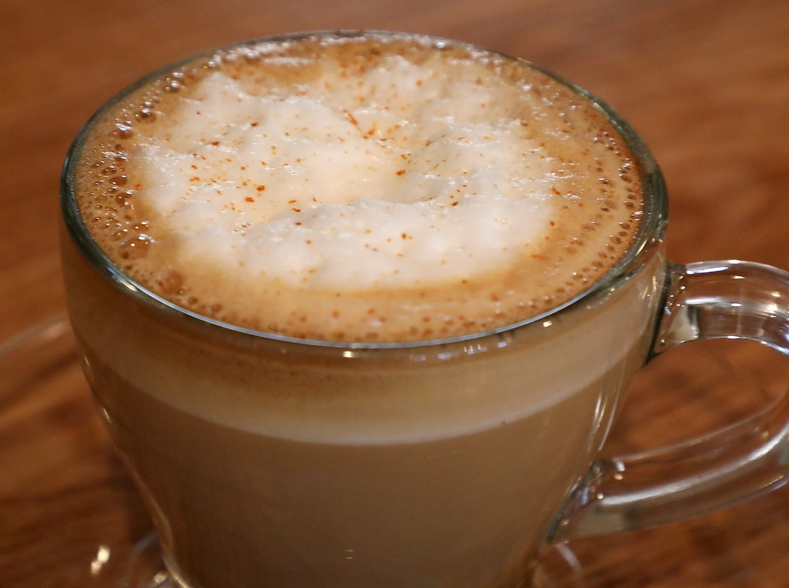 A Madagascar Fire coffee drink at Ellie’s Restaurant and Bakery. BILL LACKEY/STAFF