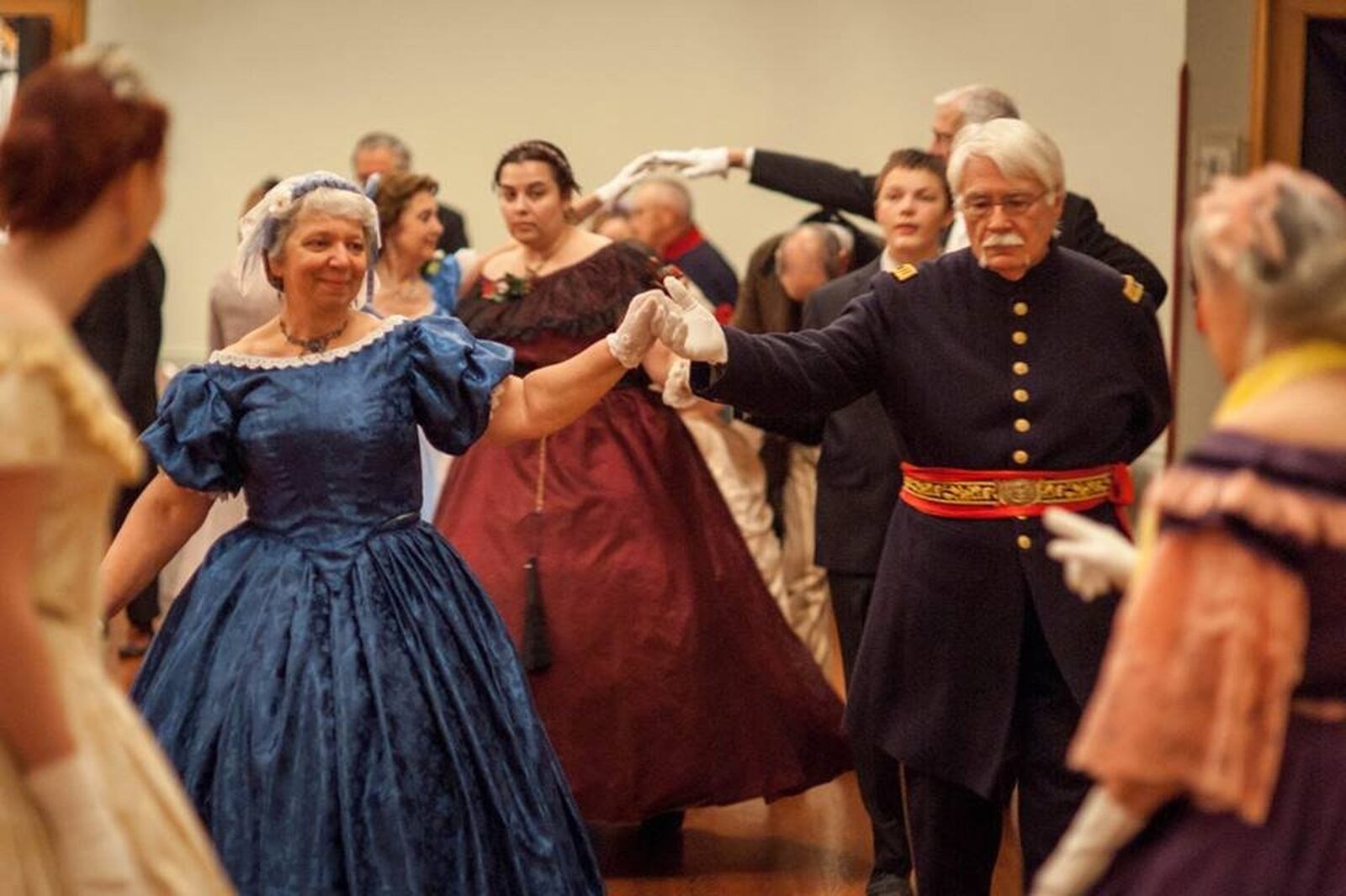 Spend New Year’s Eve in the Civil War era among re-enactors in colorful costumes and gowns at the New Year’s Eve Grand Ball at the South Charleston Town Hall and Opera House. CONTRIBUTED