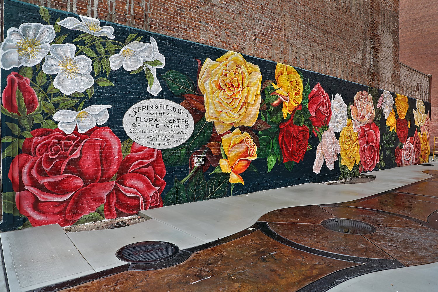 PHOTOS: THE ROSE CITY MURAL