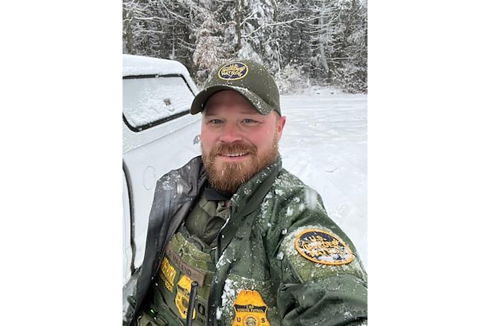 This undated image courtesy of Joan Mussa shows U.S. Border Patrol agent David Maland, who was killed Monday, Jan. 20, 2025, following a traffic stop. (David Maland/Joan Mussa via AP)